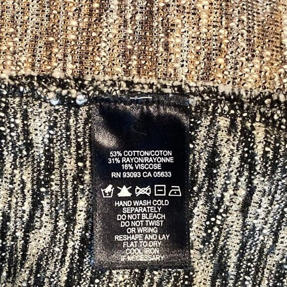 Nic + Zoe V Neck Tunic Sweater Boho Grandma Core Academia Church Career M - Picture 6 of 6